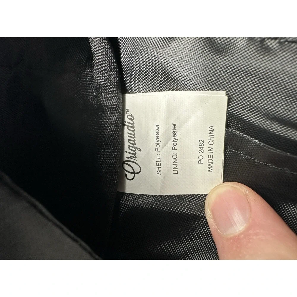 OrigAudio Airship Backpack Black Laptop Bag Modern Travel Tech Pack New